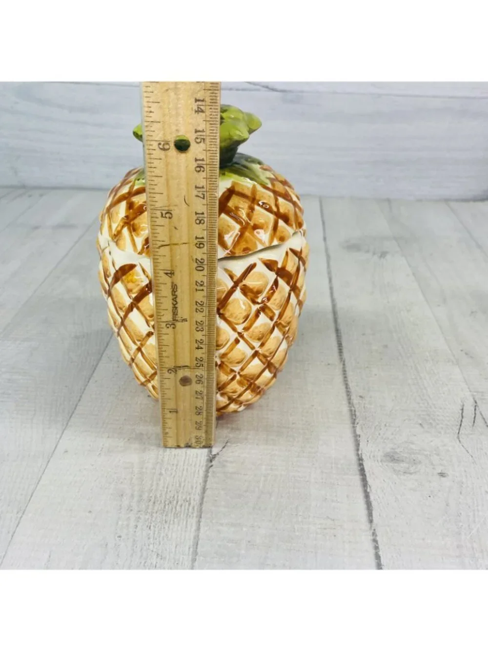 Alco PINEAPPLE Shape Ceramic Rubber Sealed Lidded  6